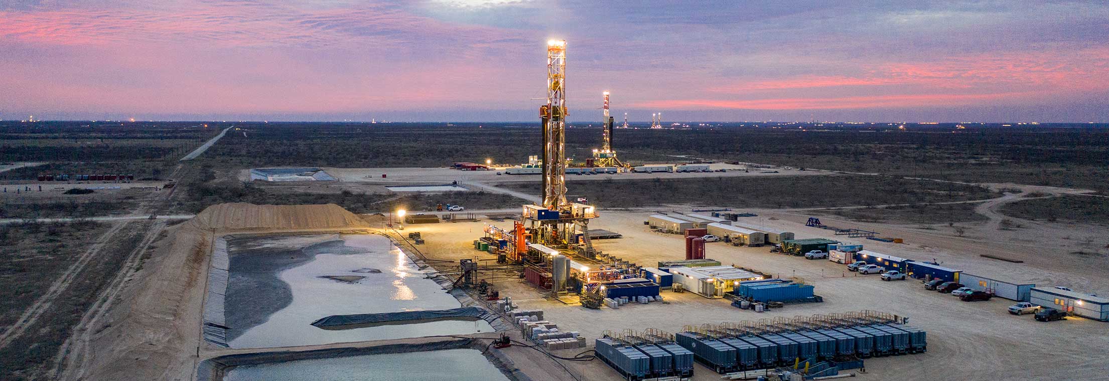 Drill at Dusk