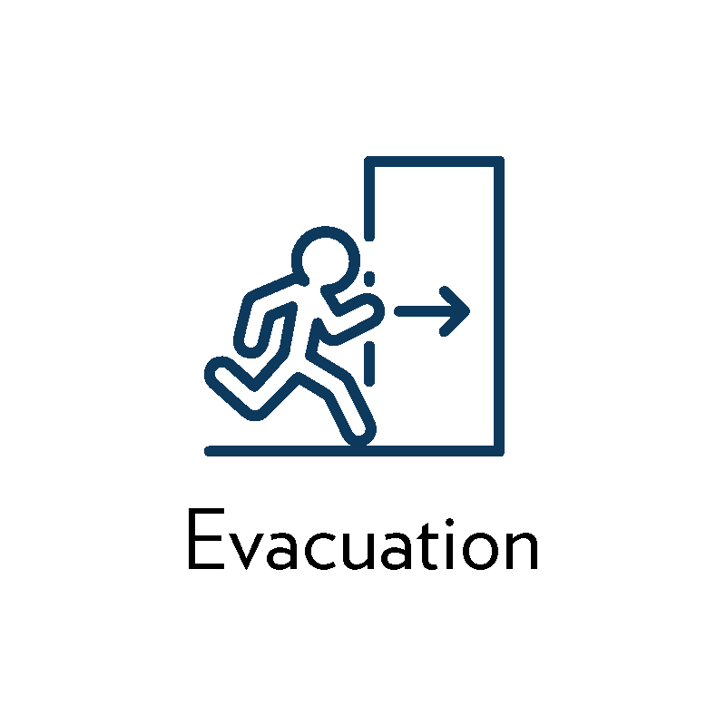 Evacuation icon